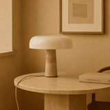 Emily Travertine Lamp, unique model and handmade