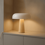 Emily Travertine Lamp, unique model and handmade.