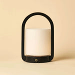 George Dark Brown Wooden Lamp – Rechargeable, Dimmable & Portable