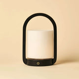 George Dark Brown Wooden Lamp – Rechargeable, Dimmable & Portable