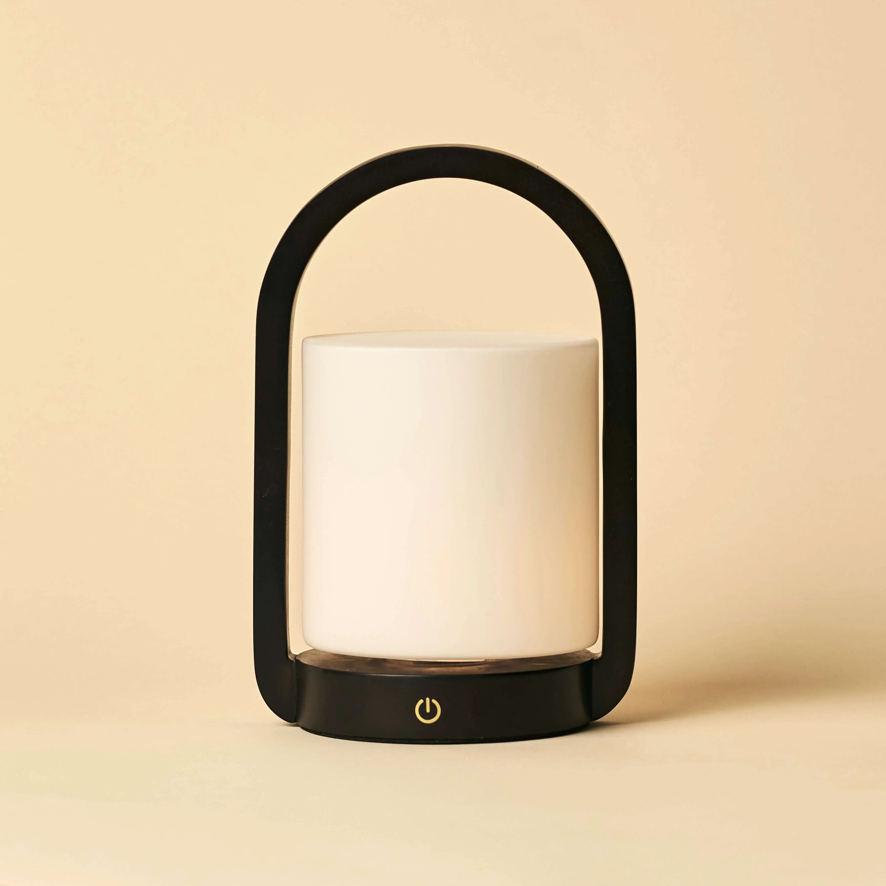 George Dark Brown Wooden Lamp – Rechargeable, Dimmable & Portable