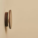Lou Walnut Cordless Wall Light – Rechargeable & Dimmable with Touch Control