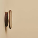 Lou Walnut Cordless Wall Light – Rechargeable & Dimmable with Touch Control