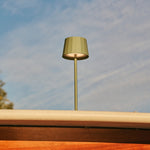 Wouter Sage Green Rechargeable Table Lamp – Wireless Charging, Dimmable, 120-Hour Battery Life