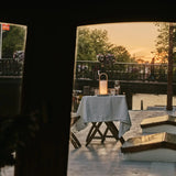 Evie Light Brown Rechargeable Wooden Table Lamp – Dimmable & Cordless