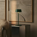 Hugo Sage Green Rechargeable Table Lamp - Stylish, Dimmable & Cordless