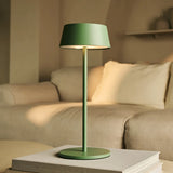 Hugo Sage Green Rechargeable Table Lamp - Stylish, Dimmable & Cordless