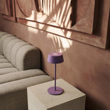Hugo Violet Lila Rechargeable Table Lamp - Stylish, Dimmable Lamp & Cordless Tavellio