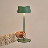 Hugo Sage Green Rechargeable Table Lamp - Stylish, Dimmable & Cordless Tavellio