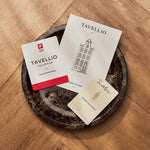 Tavellio iF Design Award card and user guide included with the rechargeable table lamp
