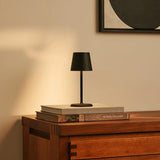 James Black Rechargeable Iron Table Lamp – Cordless, Dimmable & Elegant