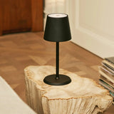 James Black Rechargeable Iron Table Lamp – Cordless, Dimmable & Elegant