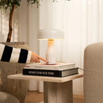 Jape White Metal Table Lamp – Timeless Design, Warm Light, & Elegant Style Tavellio
