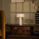 Jape White Metal Table Lamp – Timeless Design, Warm Light, & Elegant Style Tavellio