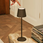 Jasper Mocha Brown - Wireless Lamp with Battery l Metal, Dimmable & 3 Light Stages