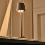 Jasper Mocha Brown - Wireless Lamp with Battery l Metal, Dimmable & 3 Light Stages