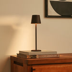 Jasper Mocha Brown - Wireless Lamp with Battery l Metal, Dimmable & 3 Light Stages
