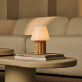 Javi Light Brown Rechargeable Table Lamp