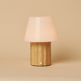 Javi Light Brown Rechargeable Table Lamp