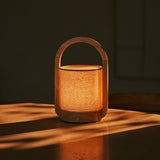 Jeremy Hellbraun Wiederaufladbare Holzlampe
