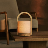 Jeremy Hellbraun Wiederaufladbare Holzlampe