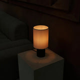 Kiko Black Table Lamp – Cozy Black & Beige Desk Lamp with E27 Fitting Tavellio