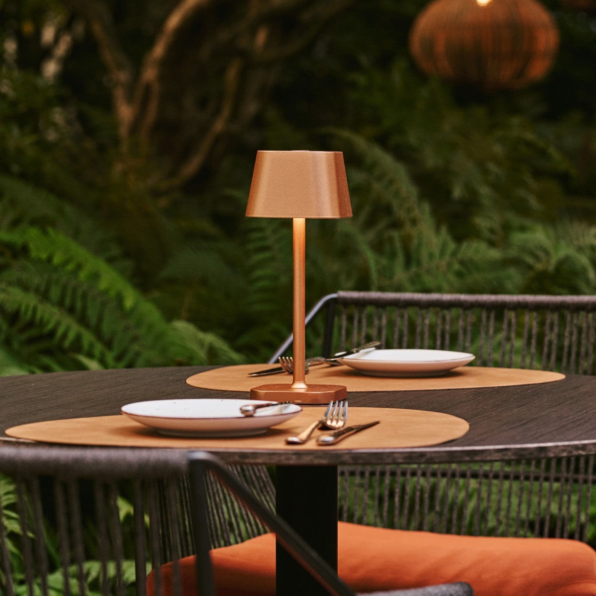 Ava Copper Rechargeable Table Lamp | Stylish, Cordless & Dimmable