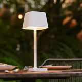 Ava White Rechargeable Table Lamp – Stylish, Cordless & Dimmable Lighting