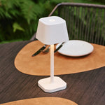 Ava White Rechargeable Table Lamp – Stylish, Cordless & Dimmable Lighting