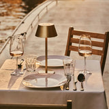 Milou Gold - Table lamp without Cable l Modern, Design & 3 Light modes