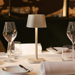Ava Shadow Grey - Rechargeable Table Lamp | Stylish, Cordless & Dimmable