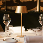 Milou Gold - Table lamp without Cable l Modern, Design & 3 Light modes