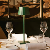 William Pine Green Rechargeable Table Lamp – USB-C, Dimmable, 120-Hour Battery