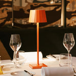 Wouter Orange Blossom Rechargeable Table Lamp – Wireless Charging, Dimmable, 120-Hour Battery Life