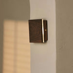 Lane Walnut Cordless Wall Light – Rechargeable, Dimmable, Sustainable & 3 Light Modes