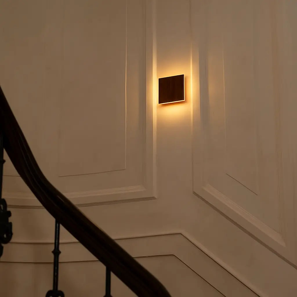 Lane Walnut Cordless Wall Light – Rechargeable, Dimmable, Sustainable & 3 Light Modes