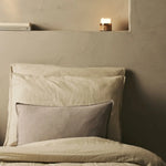 Leo Light Brown Compact Rechargeable Lamp – Wood, Dimmable Light