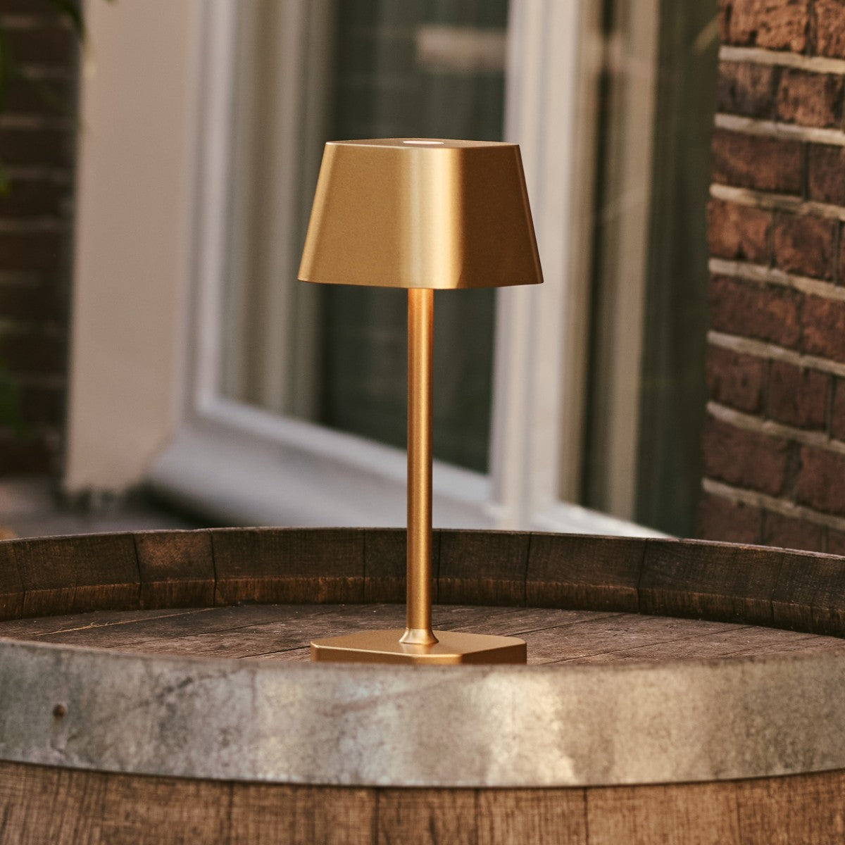 Ava Gold Rechargeable Table Lamp | Cordless, Dimmable & Stylish