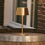 Ava Gold Rechargeable Table Lamp | Cordless, Dimmable & Stylish