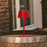 Ava Berry Red Rechargeable Table Lamp | Stylish, Cordless Lamp & Dimmable