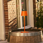 Wouter Orange Blossom Rechargeable Table Lamp – Wireless Charging, Dimmable, 120-Hour Battery Life