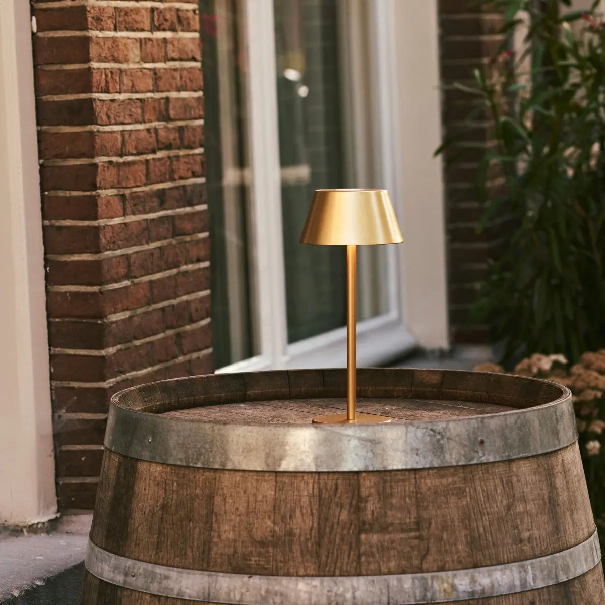 Milou Gold - Table lamp without Cable l Modern, Design & 3 Light modes