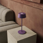 Hugo Violet Lila Rechargeable Table Lamp - Stylish, Dimmable Lamp & Cordless Tavellio