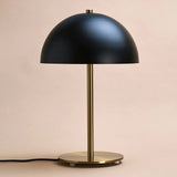 Lola Gold & Black Table Lamp – Elegant Metal Design with On/Off Switch Tavellio
