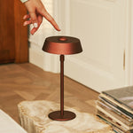 Luca Bronze - USB Rechargeable Lamp l Minimalist, Playful & Dimmable