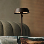 Luca Mocha Brown - USB Rechargeable Lamp l Minimalist, Playful & Dimmable Tavellio