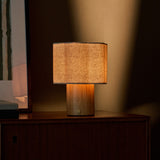 Lucy brun clair lampe rechargeable en bois