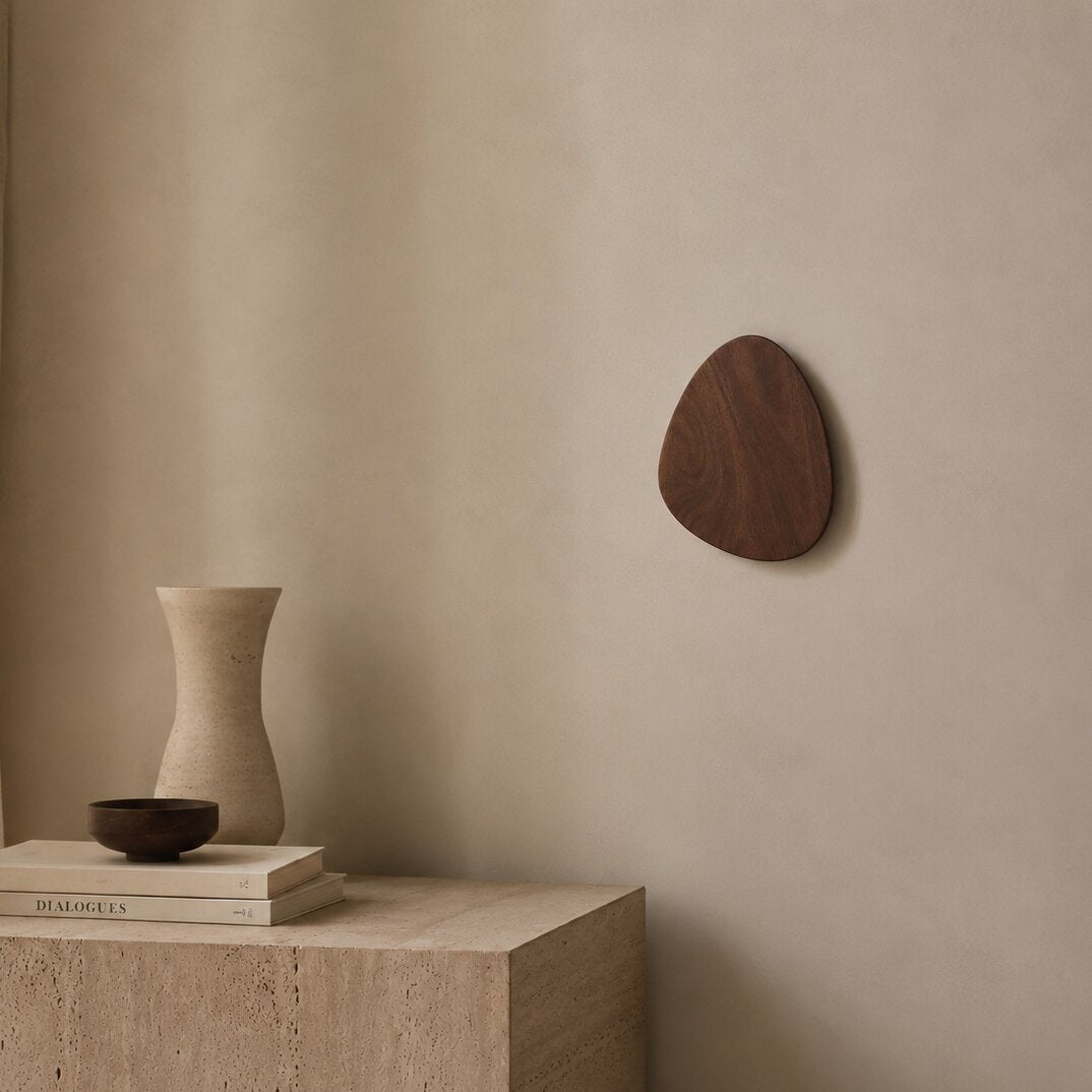 Lulu Walnut Cordless Rechargeable Wall Light | Tavellio