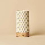 Luna Light Brown Rechargeable Table Lamp in 3D-Printed Porcelain – Cordless, Dimmable & Up to 100 Hours of Light