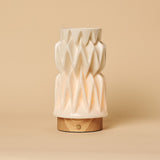 Vento Hellbraun Holz Wiederaufladbare Tischlampe